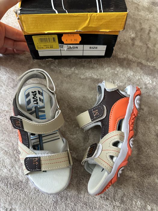 Босоніжки 32 для хлопчика бежеві