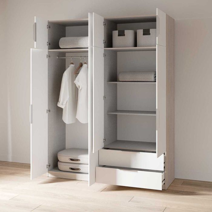 Demeyere Conforama – Armário 4 + 4 Portas + 2 Gavetas, Novo e em Caixa