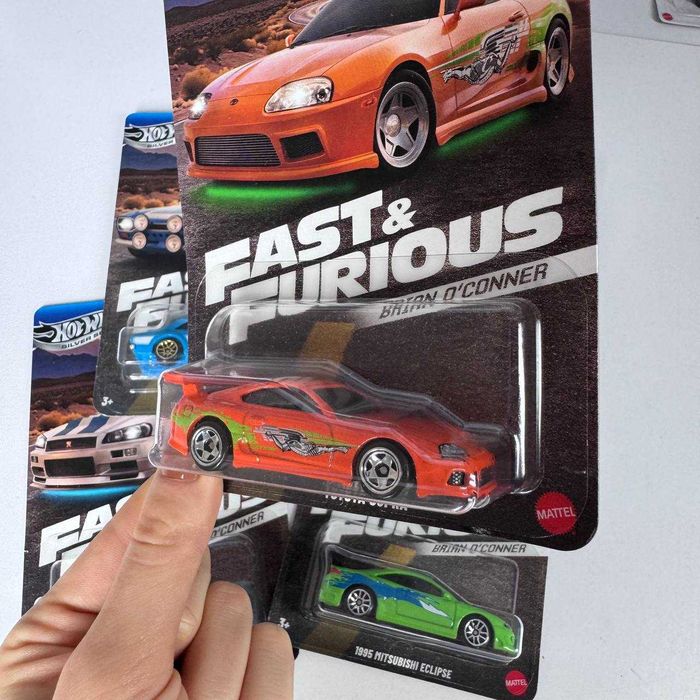 Тематична Машинка Hot Wheels Toyota Тойота Supra Brian Хот Вілс Форсаж