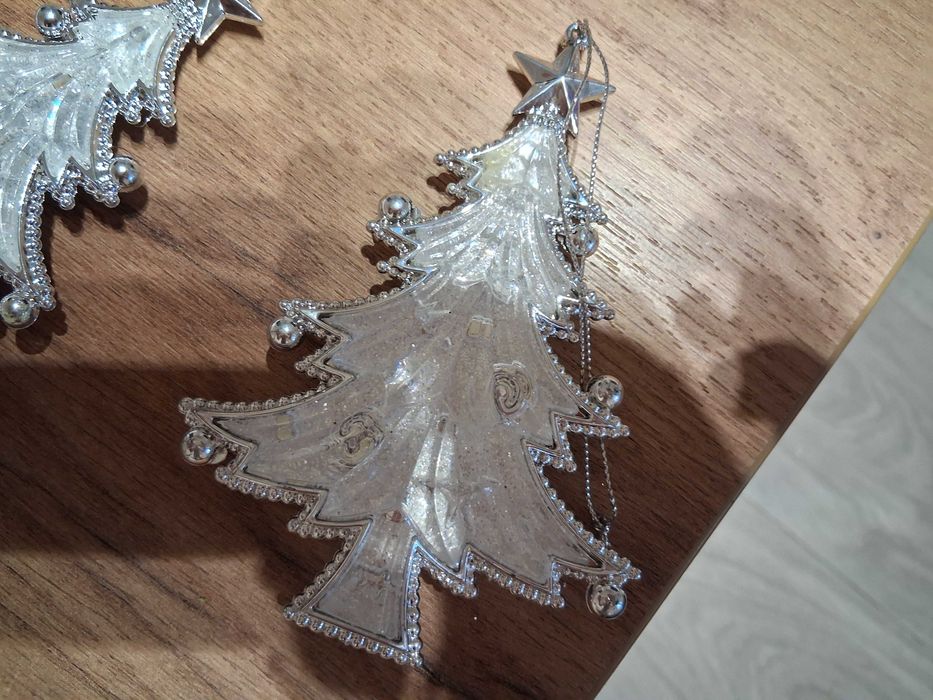 Świąteczne Ozdoby  Srebne home&you Okazja  Nowe