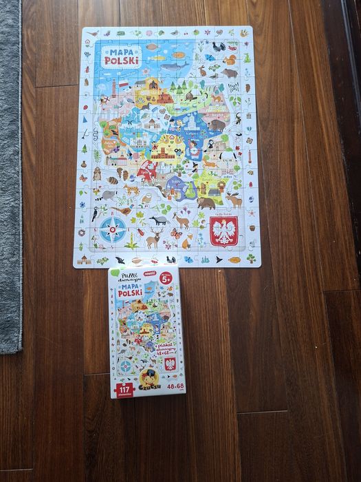 Puzzle obserwacyjne czuczu mapa Polski