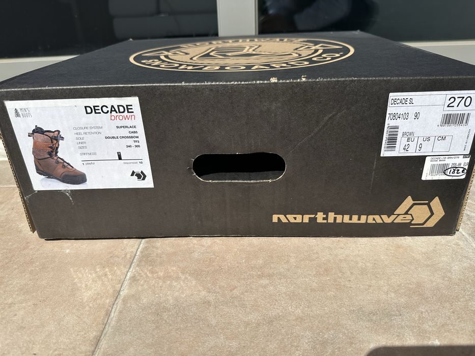 Botas de Snowboard nº 42- Quase novas