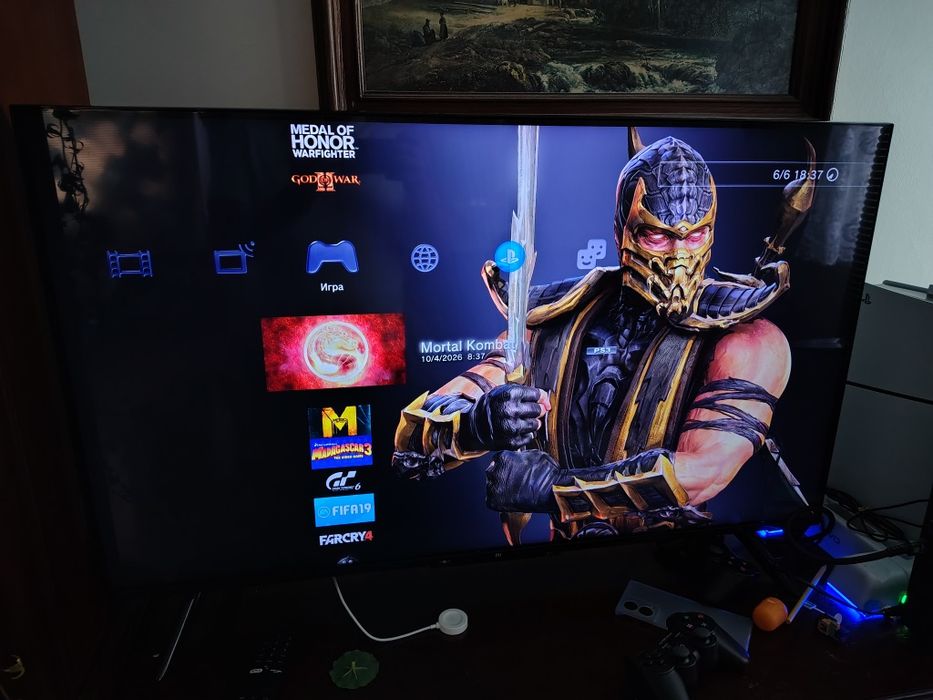 Ps3 slim 2 pady HEN +5 płyt z grami