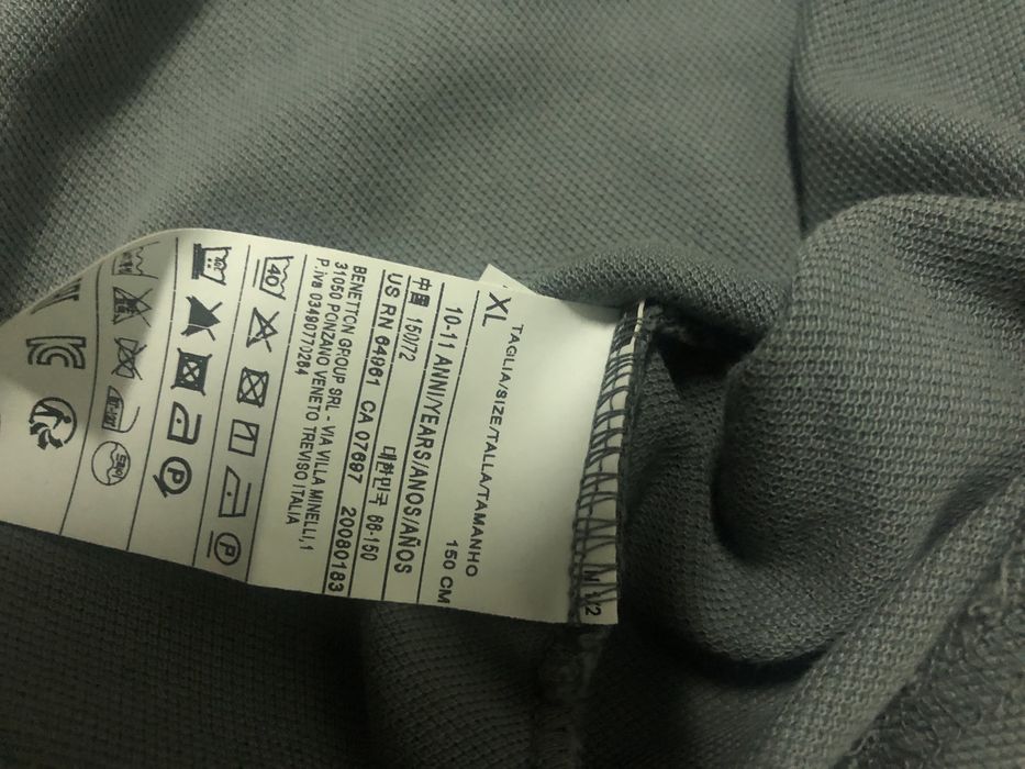 SWETS c/ e s/ mangas BENETTON - 10/11 Anos