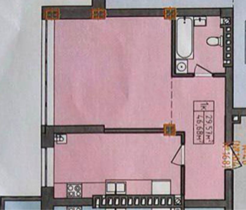 Продам 2к квартиру в ЖК Содружество Брама Семейная