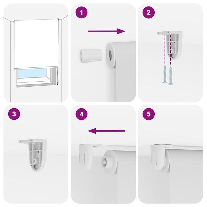 Vidaxl Roleta Prysznicowa 80X240 Cm Szerokość Tkaniny 76 Cm