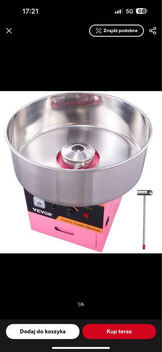 Waty cukrowej wata cukrowa maszyna