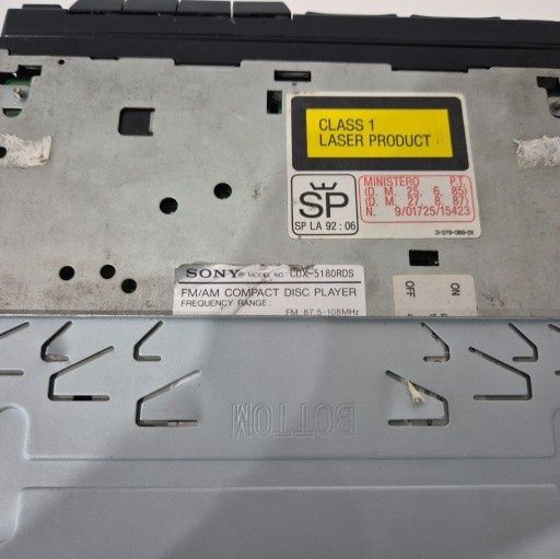 Radio SONY CDX-5180 RDS z Bluetooth mp3