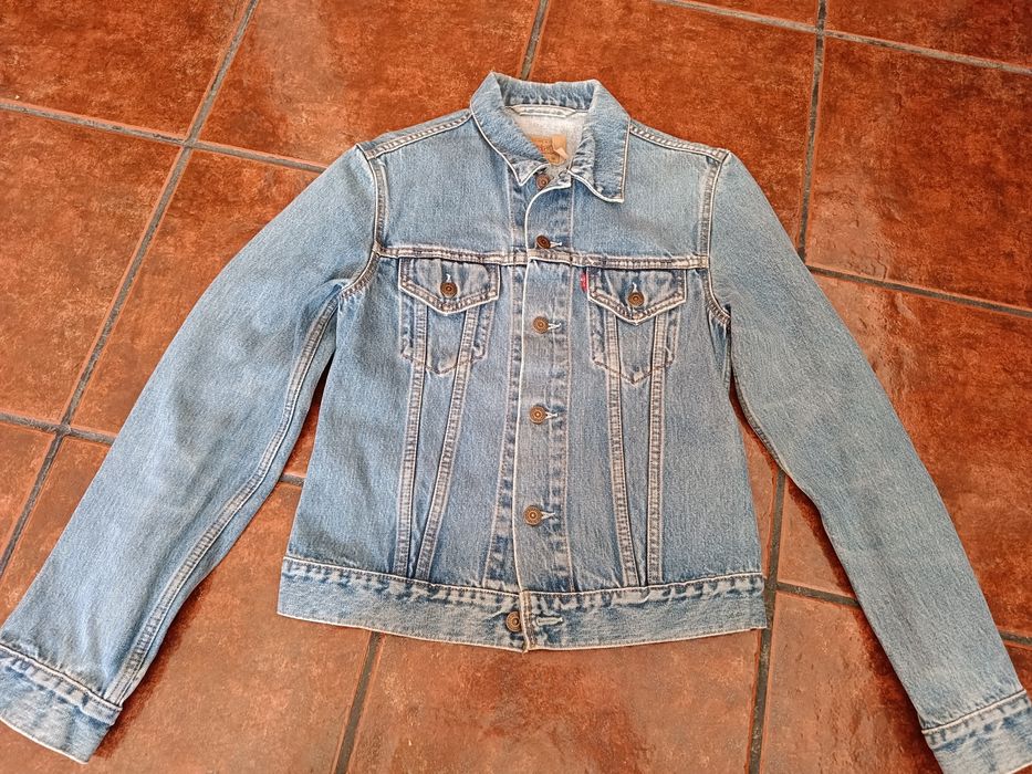 Blusão de ganga Levis feminino tam M