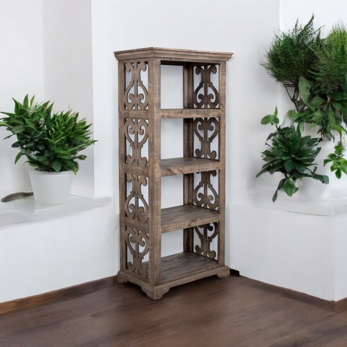 Деревянный стелаж