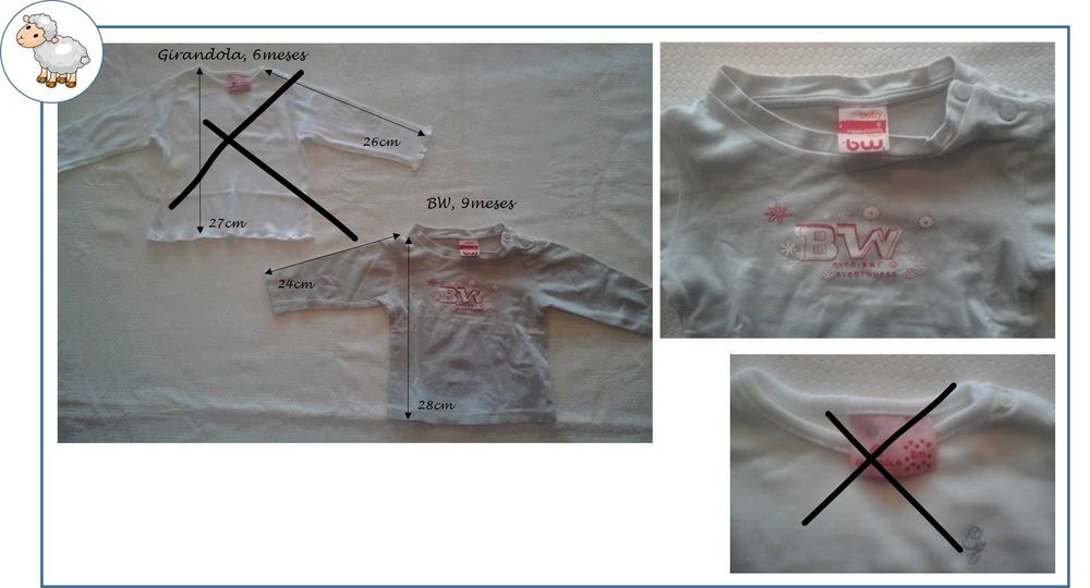 6-12M Menina Outono/ Inverno - vários artigos