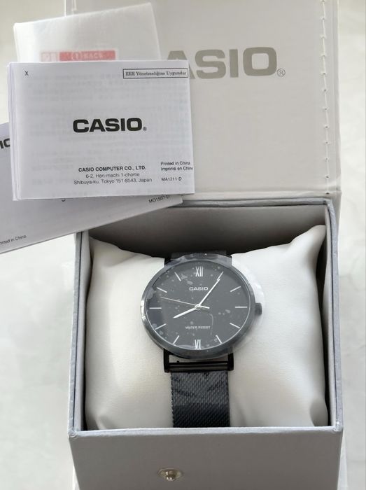 Чоловічі наручні часи Casio МТР- VT01B-1B