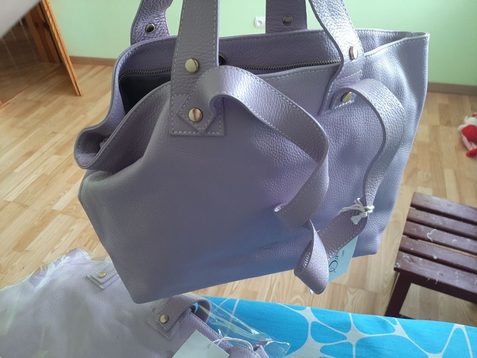 Torebka skórzana damska