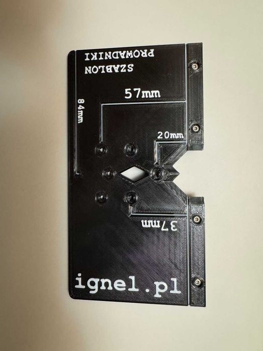 Szablon - Prowadniki Krzyżowe, Prowadniki Proste, Tip-On - 168mm