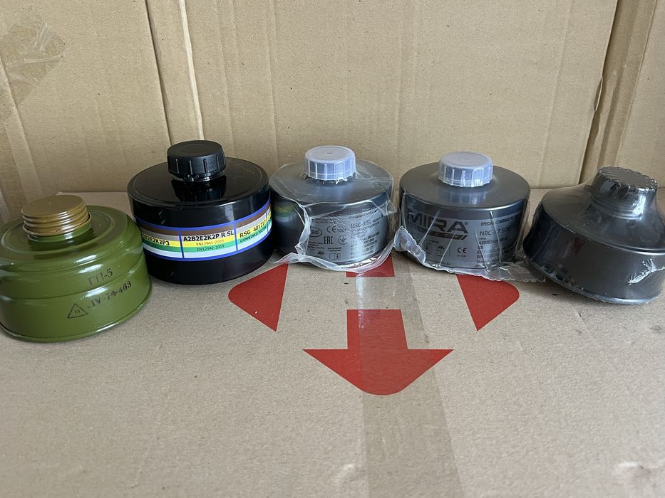 Протигаз Штурмовий Панорамний Повнолицева Фільтр Гази Отруйні Радіація