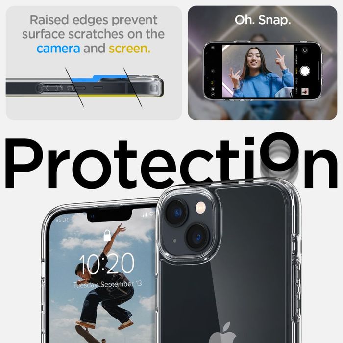 Spigen Ultra hybrid iPhone 14 crystal clear
