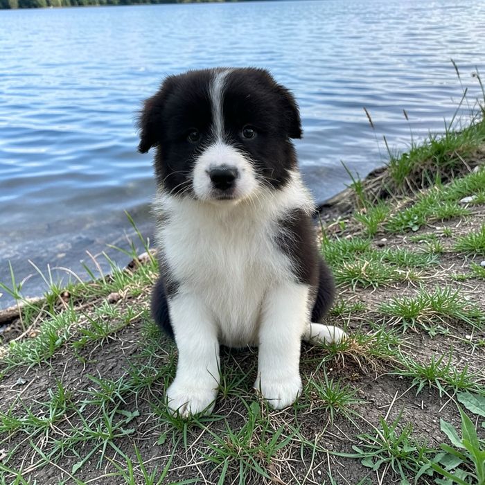 Border collie piesek ZKwP FCI, gotowy do zmianę domu