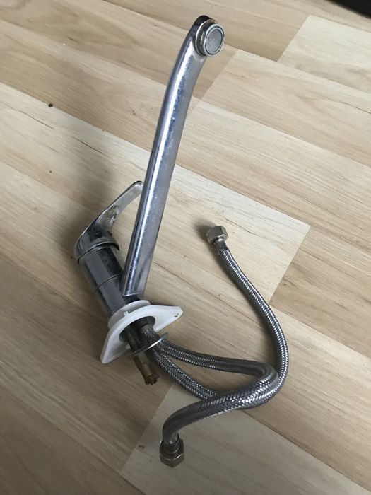 Bateria kuchenna używana z dł wylewką.