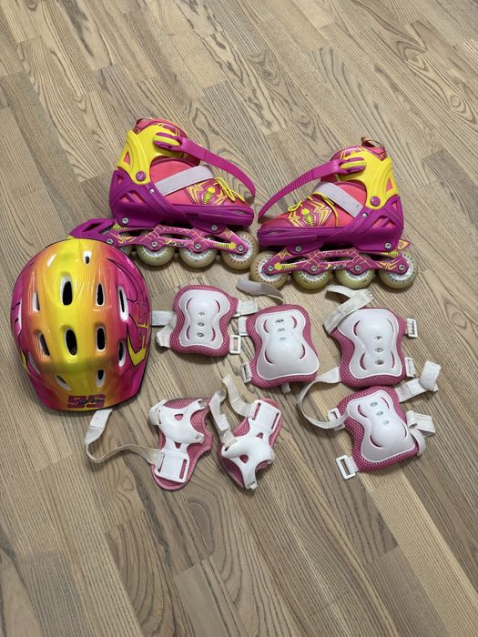 Комплект дитячих роликів із захистом