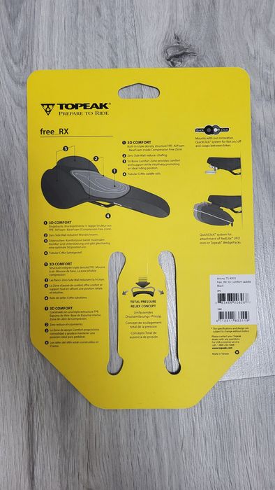 Велосипедне сідло Topeak FREE RX