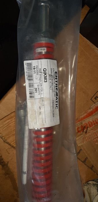 QIKM3 sprężyna czerwona 38mm do
szlabanu