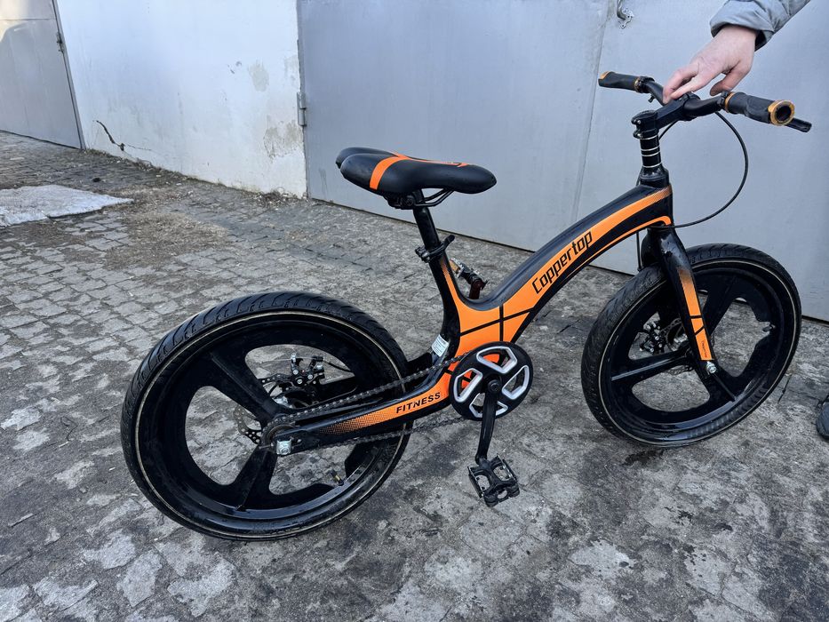 Велосипед Coppertop Fitness 20" Чорний магнієва рама