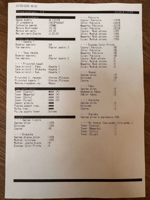 Drukarka biurowa Ricoh M C251FW