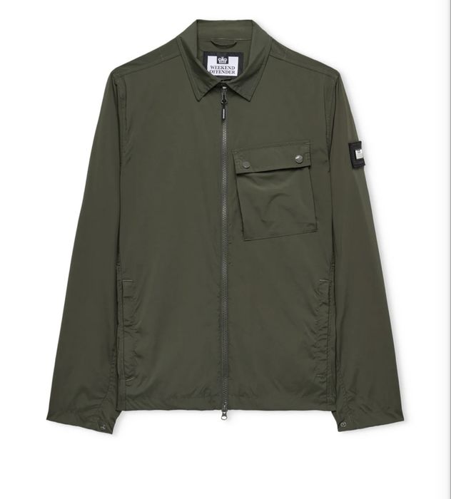 куртка / овершот Overshirt Weekend Offender SouthBank forest green хакі