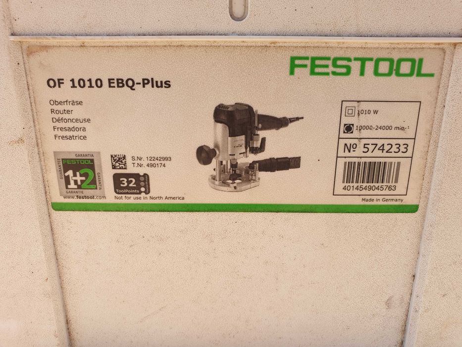 FESTOOL OF 1010 EBQ plus topia