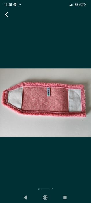 Nowa poduszka podłogowa różowa wkład do mopa Raypath na sucho