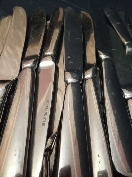Ножі столові, нержавіюча сталь. БАГАТО