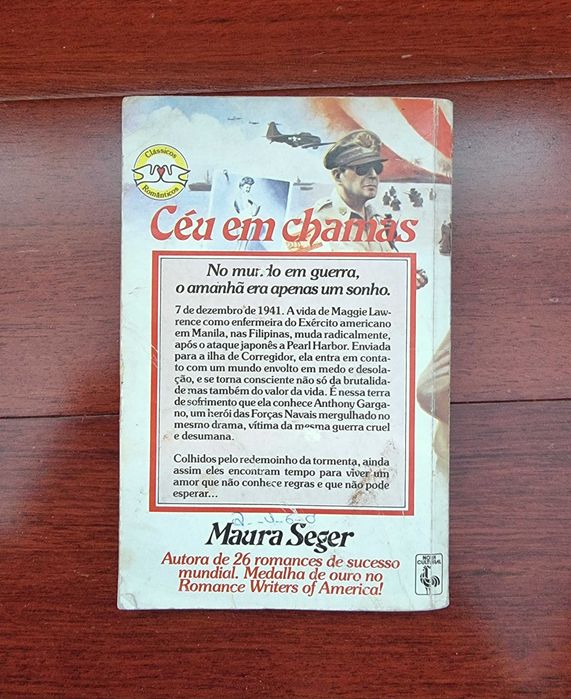 Livro "Céu em Chamas" de Maura Seger