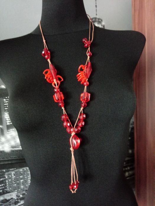 Naszyjnik korale kolekcja damska