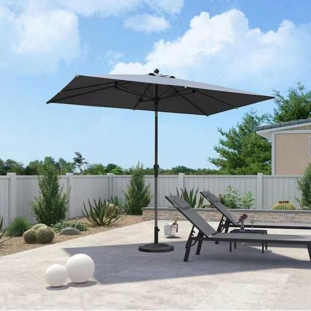 Nowy parasol ogrodowy / ochrona UV/ korbka / parasolka 275x335 !K674!