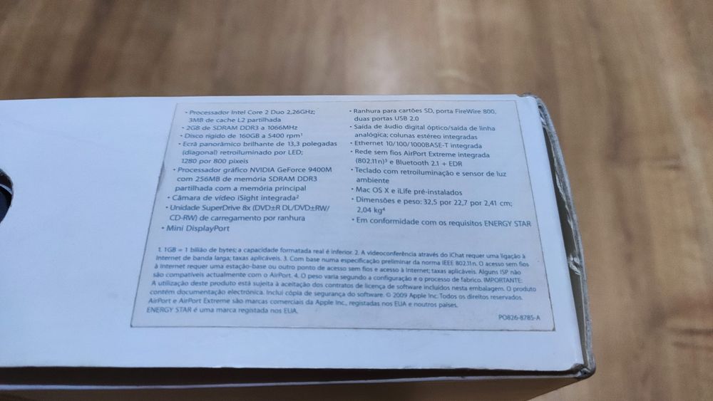 MacBook pro A1278