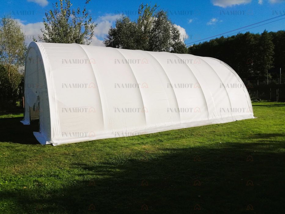 Hala namiotowa 9x18 magazyn całoroczny na bele PVC 900g Rabat 5%!