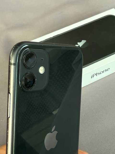 iPhone 11 64GB-czarny-Orange-1 właściciel, (bat. 80%)+ETUI (TOP STAN)