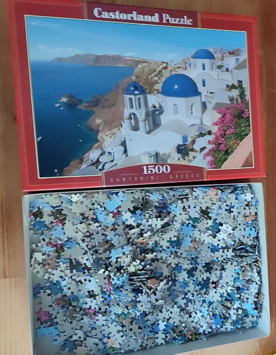 Puzzle Castorland 1500 elementów Santorini Grecja #6