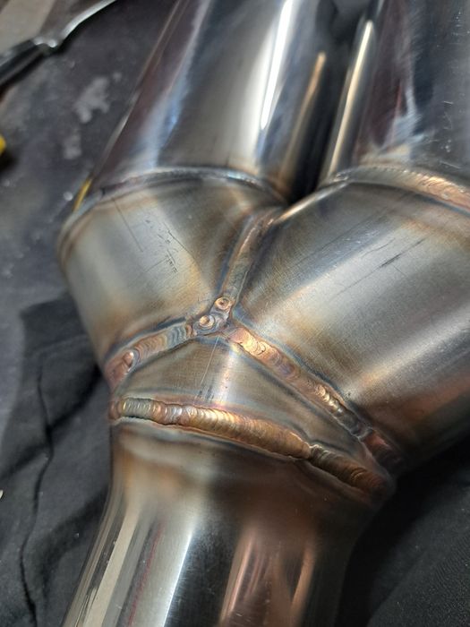 Końcówka wydechu Y stal nierdzewna 60,63.5,70,76mm