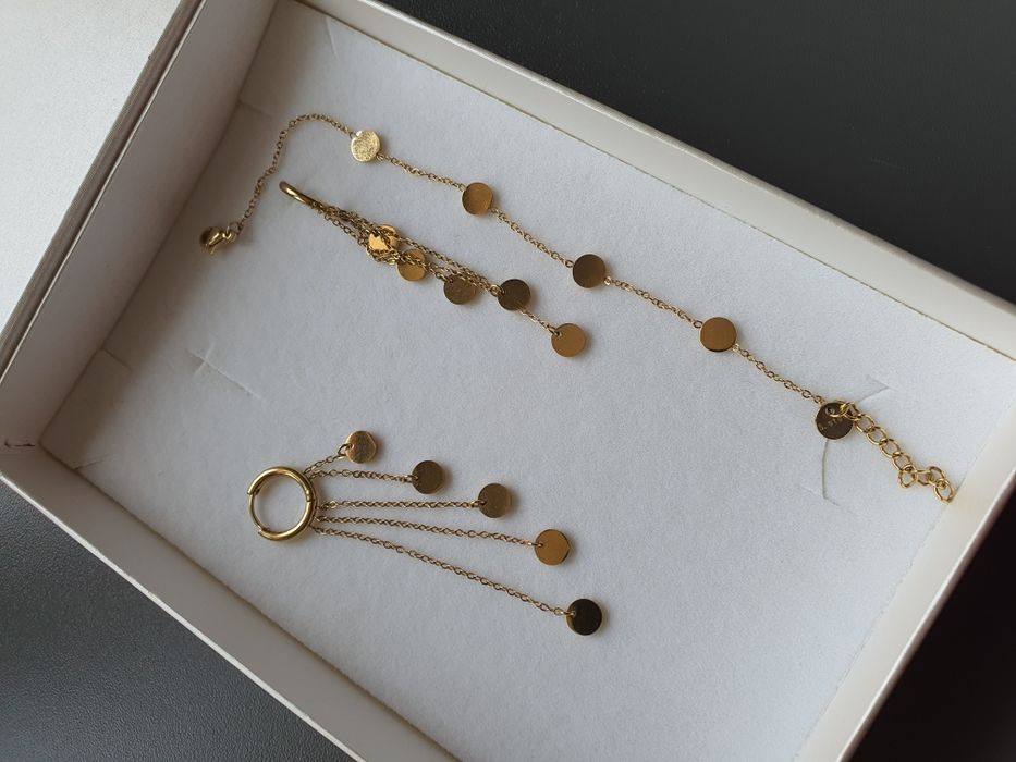 Komplet - bransoletka i kolczyki