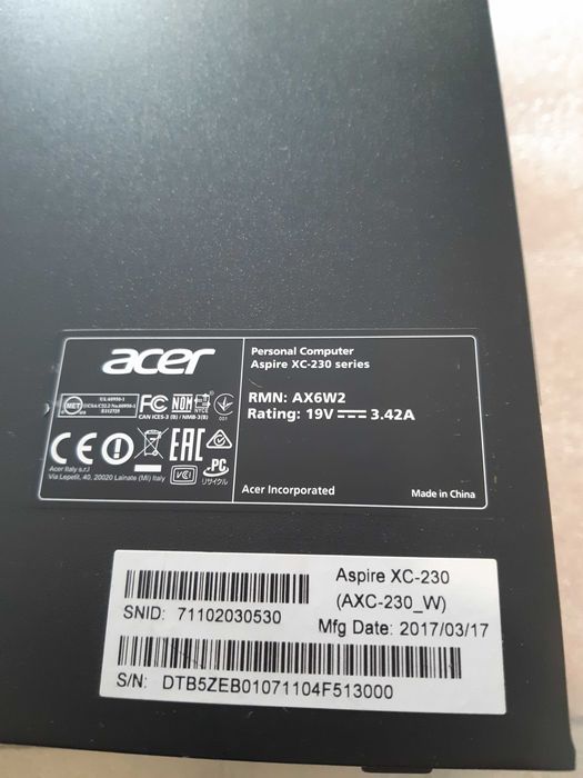PC ACER XC-230 AMD A4 7210