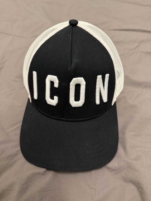 czapka ICON disquared2 trucker cap czarna