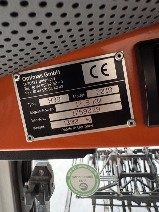 Optimas H99 prosto z Niemiec ukladarka do kostki h88 h77 s19 probst