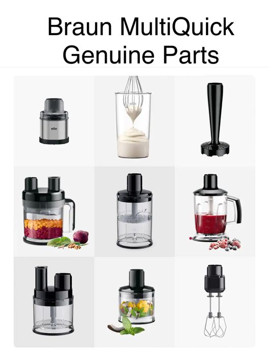 Braun MultiQuick - części, akcesoria, przystawki