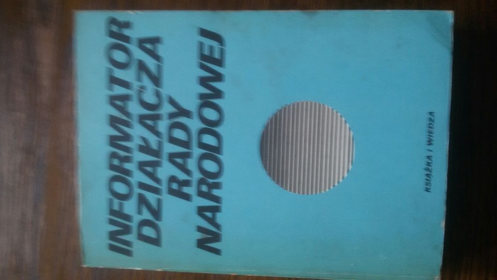 Jnformator działacza Rady Narodowej Warszawa 1978