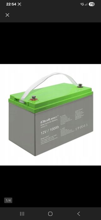 Akumulator żelowy Deep Cycle 12v 100h