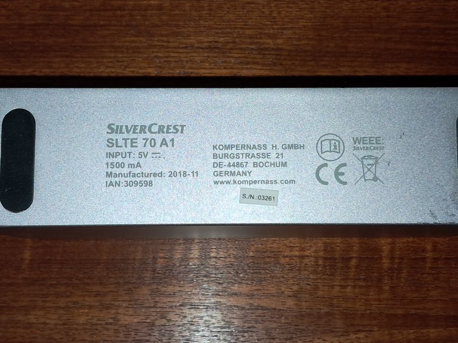 Coluna bluetooth portátil silvercrest (Lidl)