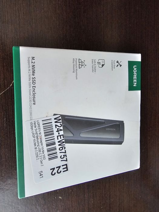 UGREEN Capa M.2 NVMe caixa SSD M2 com UASP USB C 3.2 Gen 2 10 Gbps (NOVO)