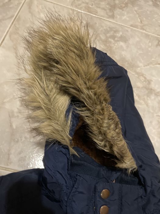 Casaco polar azul marinho