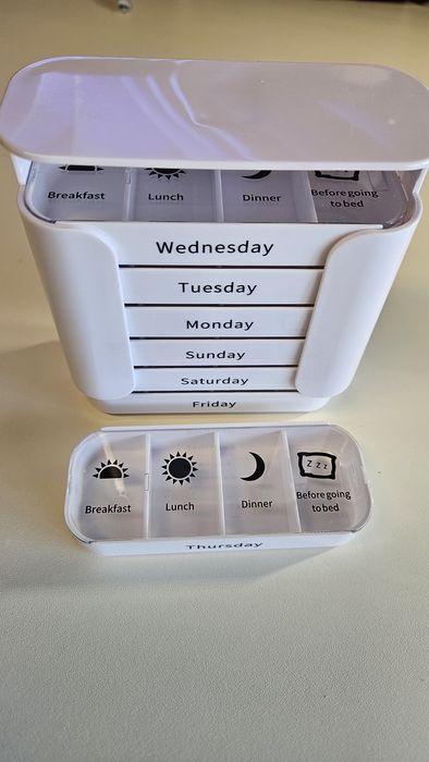 Caixa de Comprimidos separadores diarios